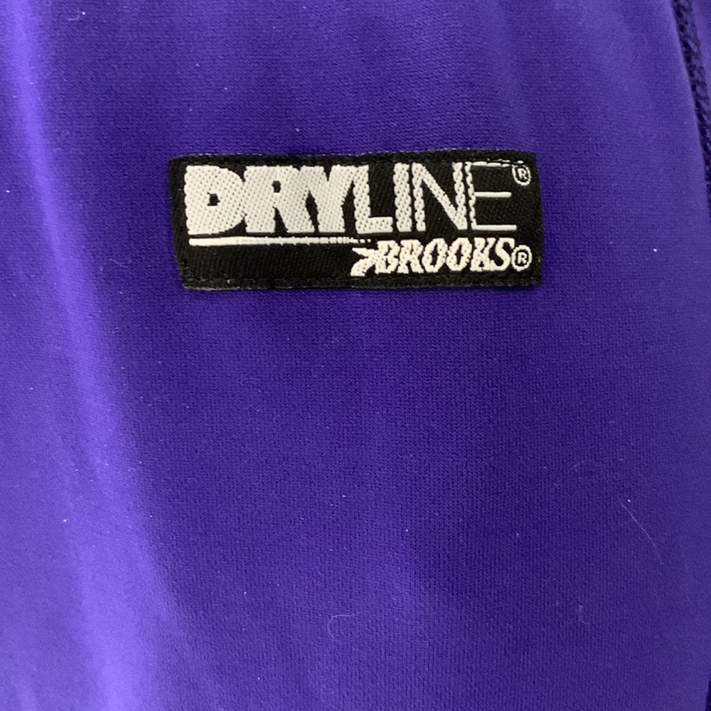 Made in🇺🇸🌸VTG 90’ Brooks Dry-line Athletic Leggings in Royal Blue - Picture 4 of 14